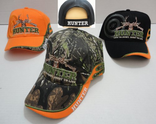 HUNTER HAT--LIVE TO HUNT.HUNT TO LIVE [Target Shadow]